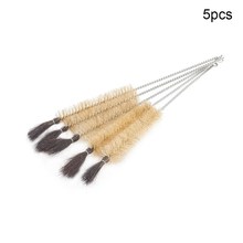 Hot 5pcs Pig Hair Test Tube Bottle Cleaning Brush Cleaner La