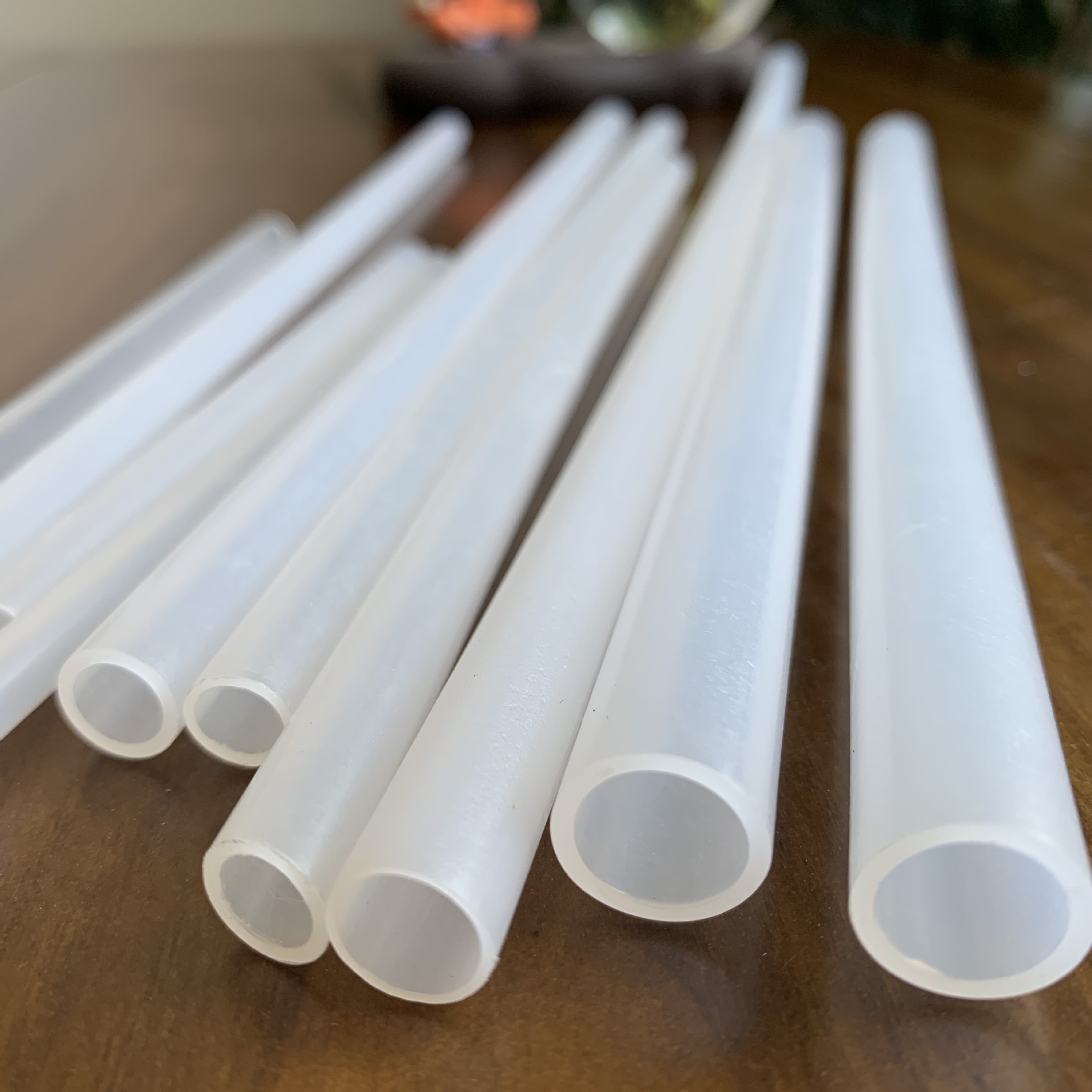 厂家定制pe塑料管 透明彩色 食品级吸管