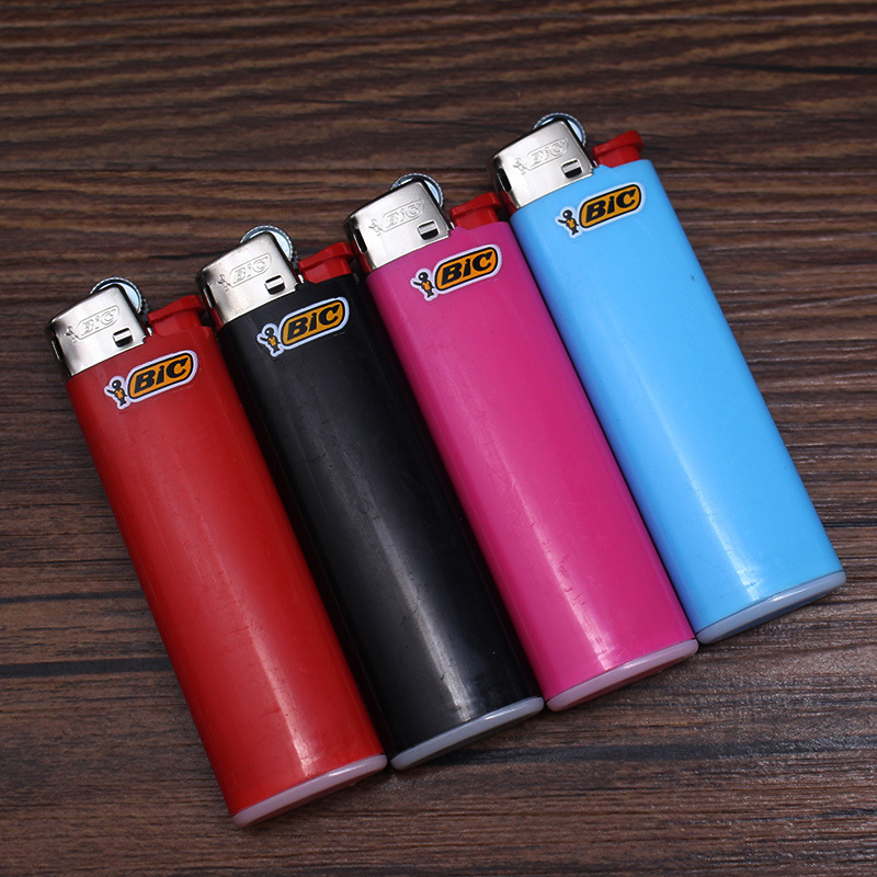 法国bic比克打火机j3糖果色防爆一次性打火机短款女性火机批发