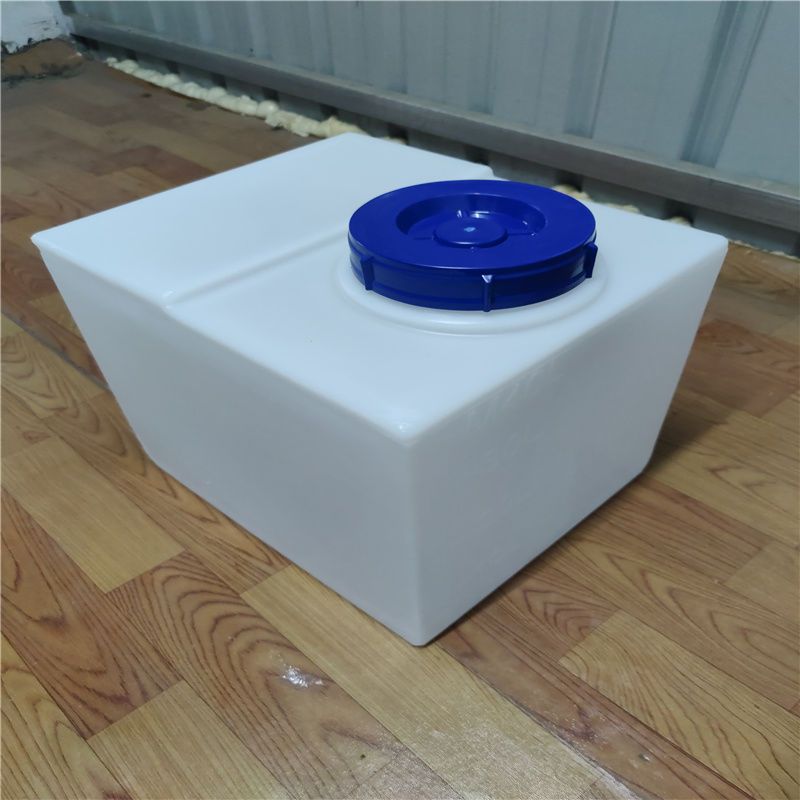 40升带刻度小方形塑料加药箱40公斤塑胶pe方桶计量淋水箱长方形