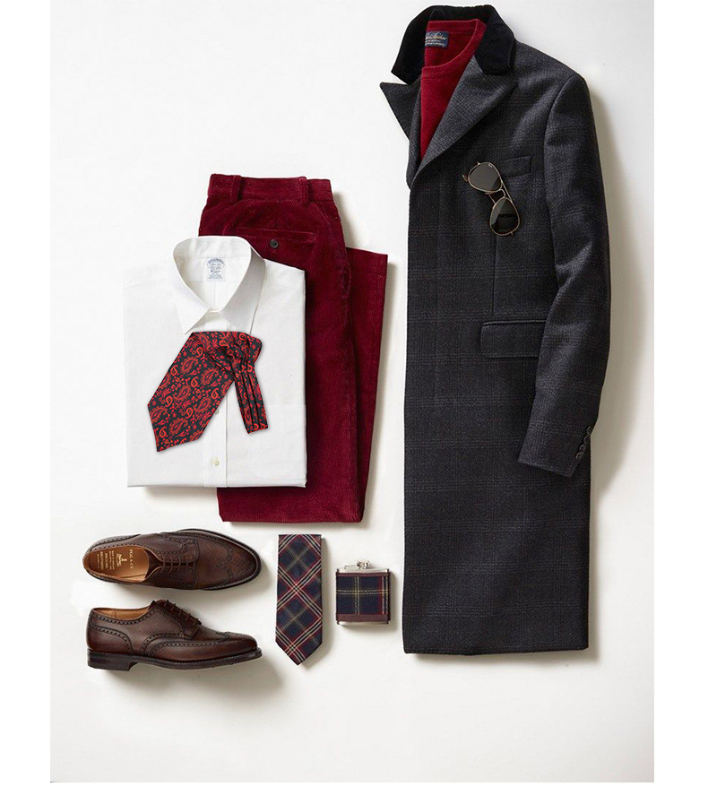 男士领巾绅士西装复古领带提花英伦大号宽领带衬衫围脖亚马逊领带