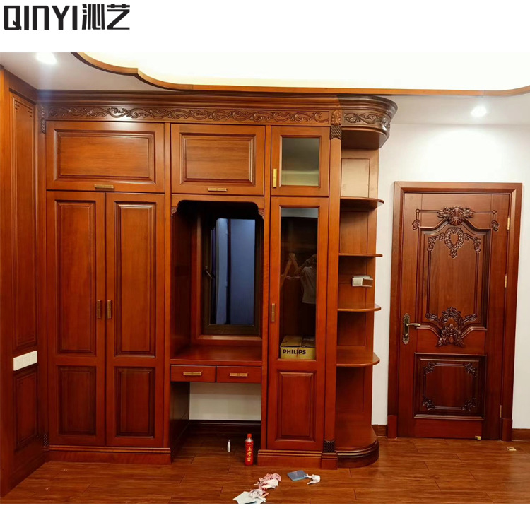 广州全屋定制厂衣柜定制别墅原木家居定制原木整套实木家具定制厂