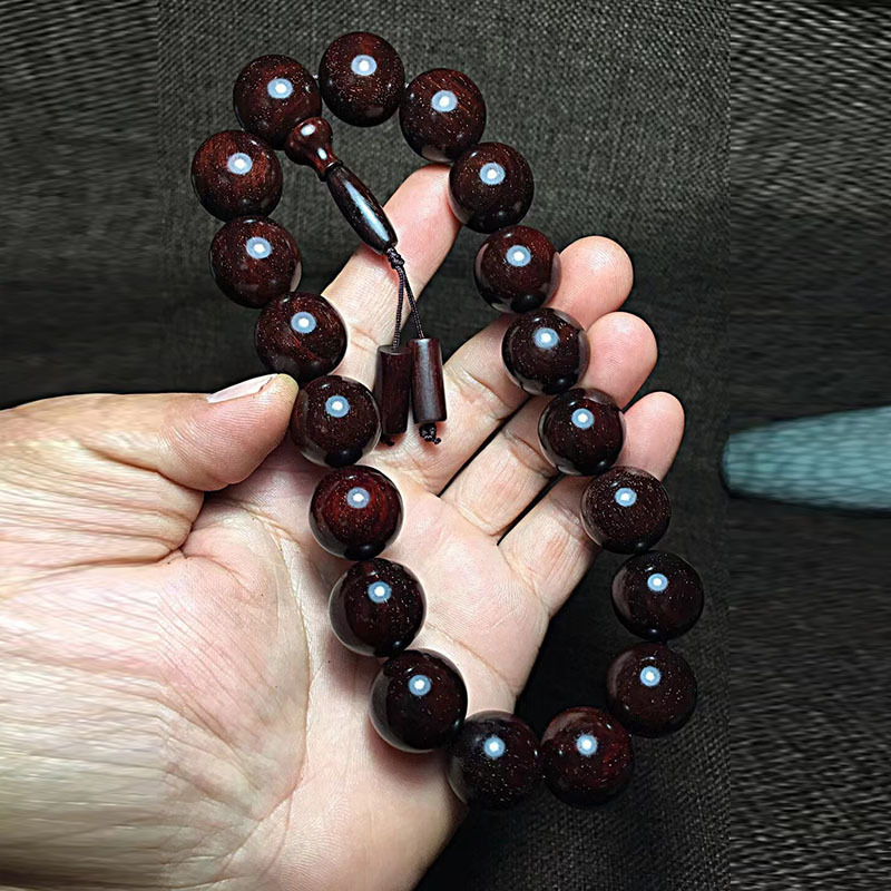 0cm19颗 珠念珠文玩汽车挂件流苏血檀木手串-阿里巴巴