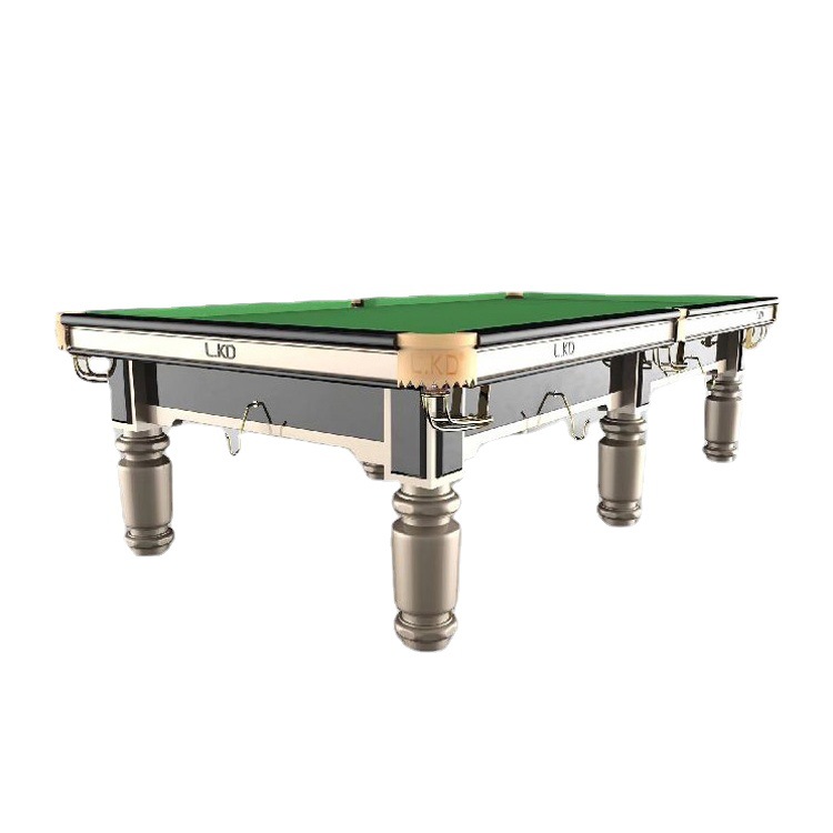 lkd台球桌金腿厅商用钢库家用桌球房中式黑八乔氏星牌美式标准型