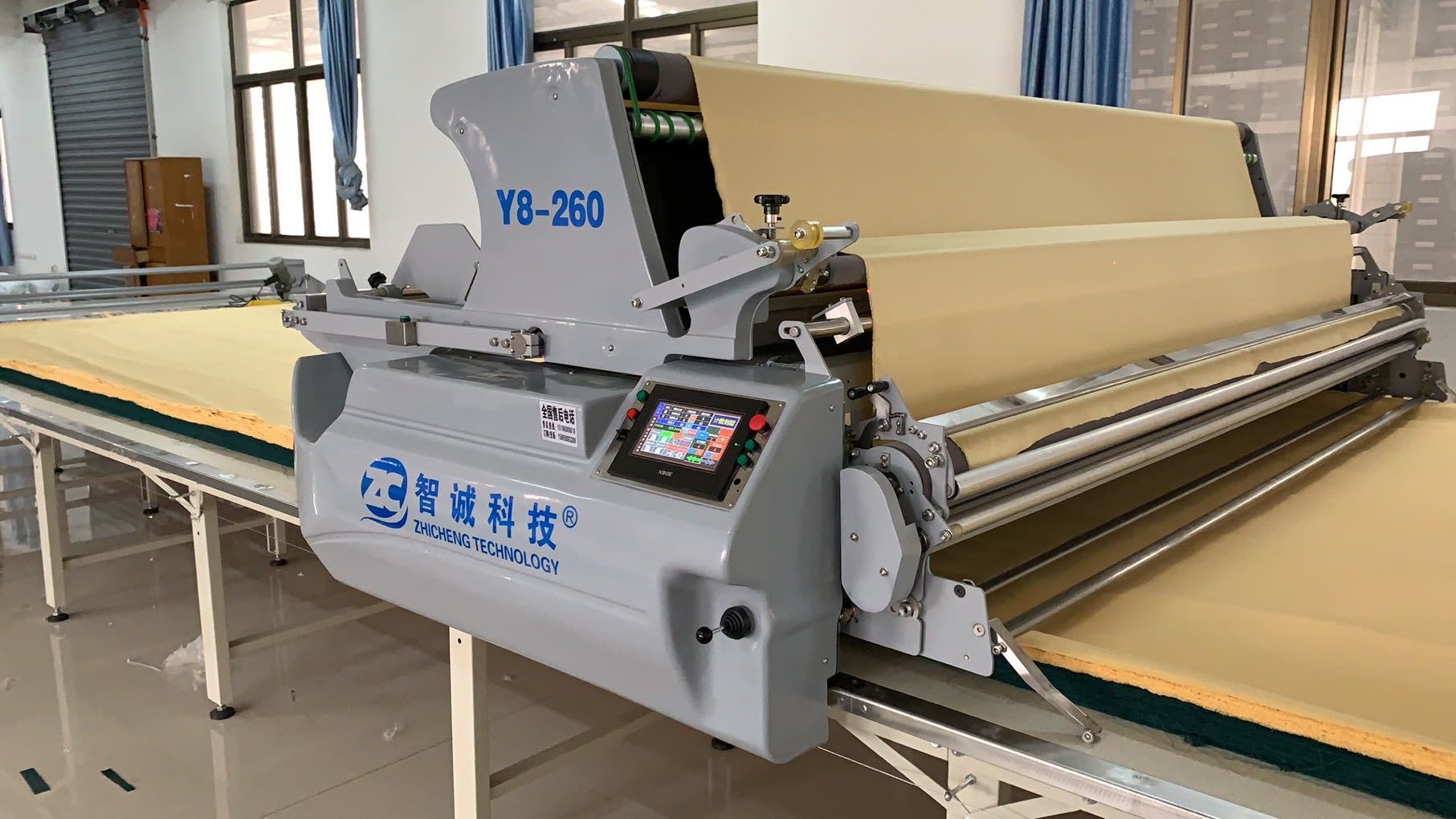 新款(圆筒/开幅 /针织/梭织)三用型自动铺布机自动拉布机拉布机