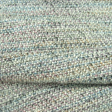 粗针七彩毛圈布服装面料涤棉大肚纱色织粗针法国卫衣布大毛圈布料