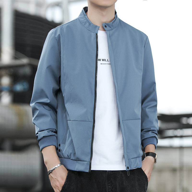 外套男春秋款工装夹克薄款潮牌青年秋季棒球服冬休闲男士秋装上衣