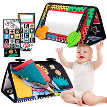 Black And White Baby Floor Mirror Tummy Time Sensory Baby跨