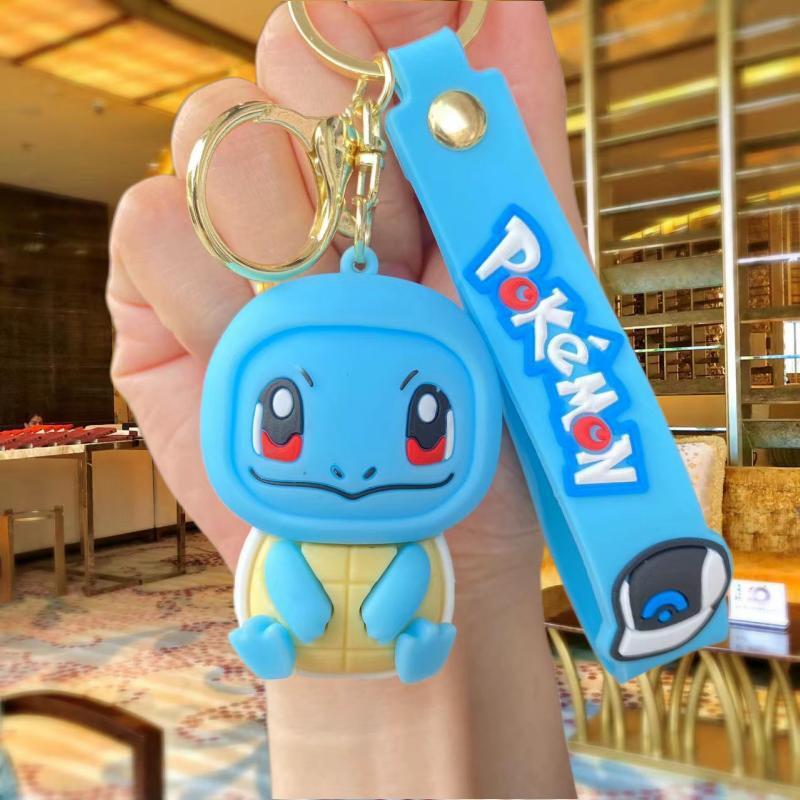 New Cartoon Pikachu Keychain Cute Doll Pendant Bag Accessories Car Key Chain Small Gift Wholesale