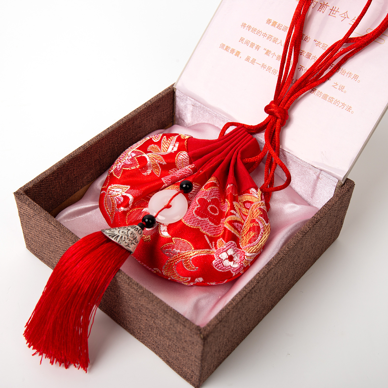 古风挂饰香囊御守香包锦缎流苏汉服香袋手工刺绣宫廷荷包香囊批发