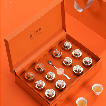 新款茶叶包装盒红茶绿茶小罐茶礼盒装金骏眉白豪银针空