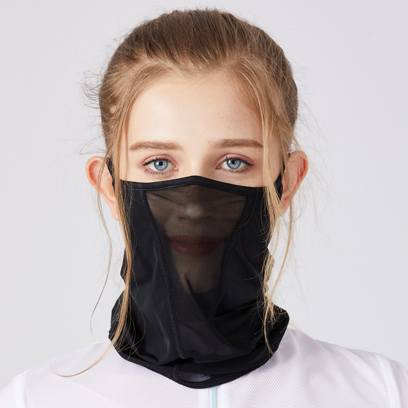 高尔夫面罩女防晒透气防风防紫外线冰丝脸罩男运动户外防尘护颈