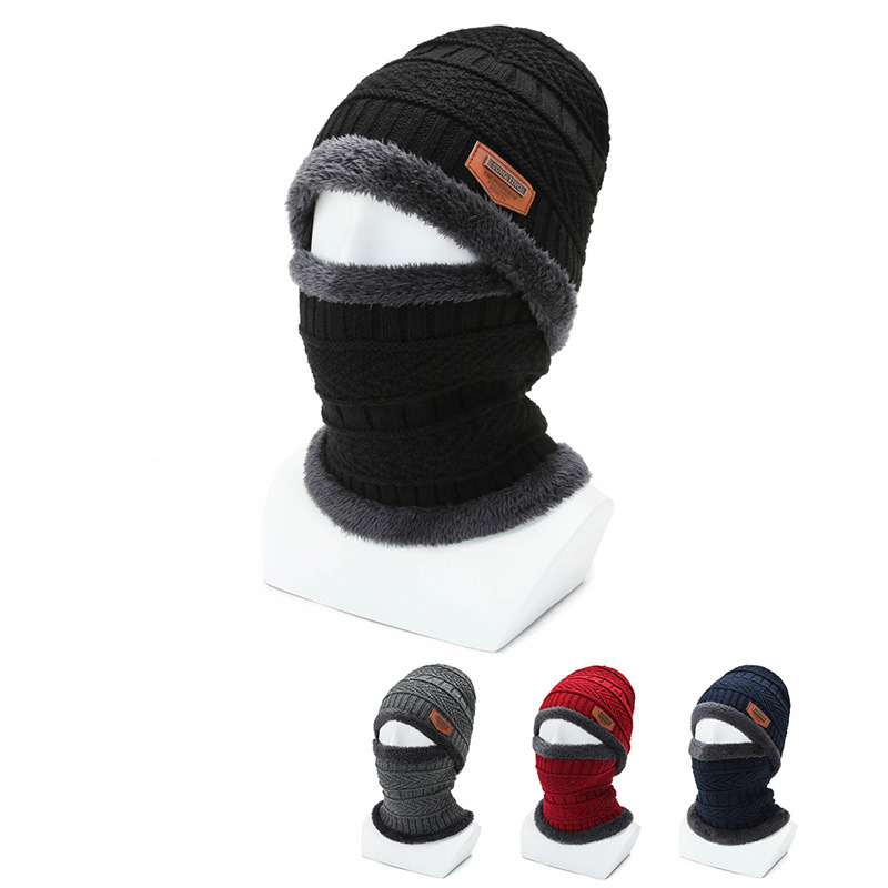 New Korean Style Winter Knitted Hat Women's Winter Korean Street Outdoor Cap Fashion Men's Warm Wool Beanie Hat