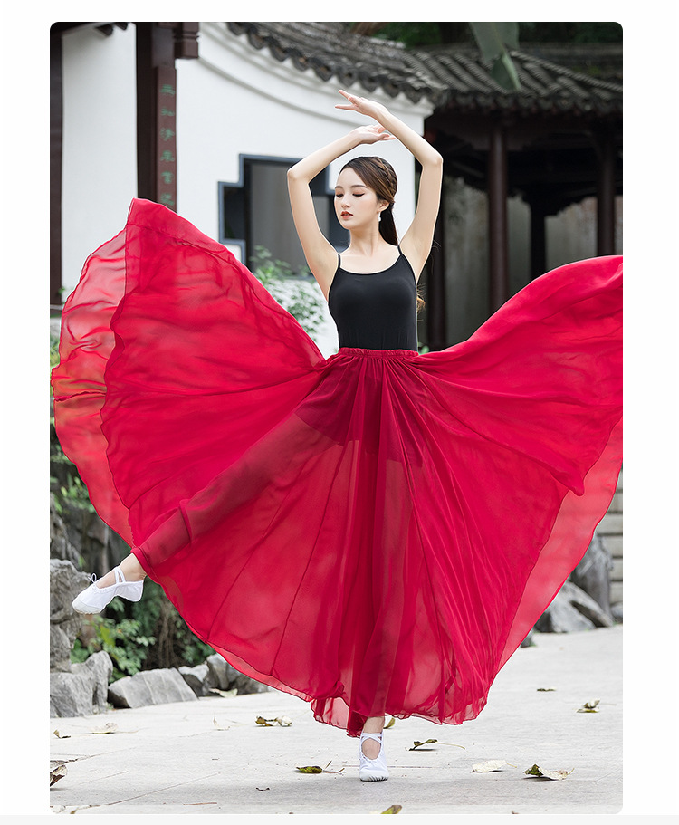 形a型风格类型国风复古适合年龄18-24周岁尺码均码颜色红色360度裙摆
