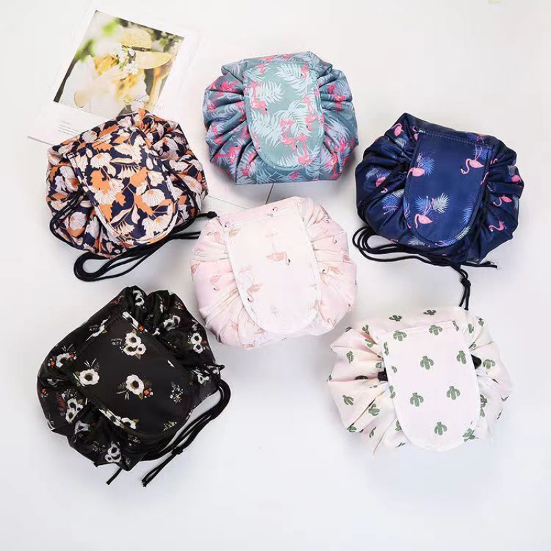 Cosmetic Bag Cute and Lazy Large Capacity Internet Celebrity Portable Outdoor Portable Korean Student Travel Storage Bag AliExpress