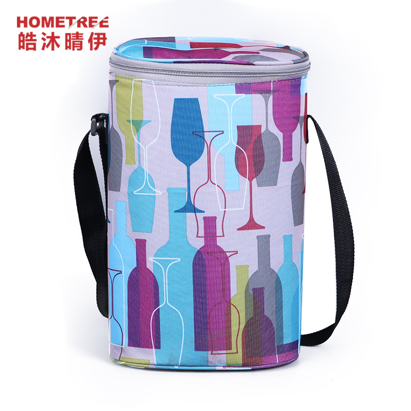 Wine Thermal Bag Cooler Bag Thickened Cold Preservation Ice Pack Insulated Bag Portable Champagne Wine Storage Bag