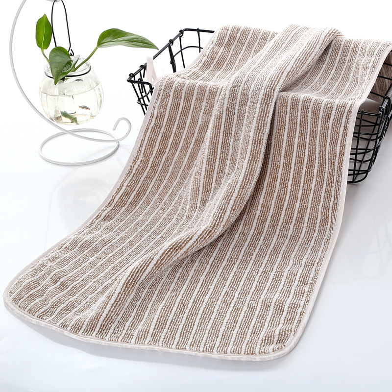 Factory Wholesale Coral Fleece Narrow Strip Towel Water-Absorbing Quick-Drying Soft and Thickened Face Towel Household Adult Face Towel
