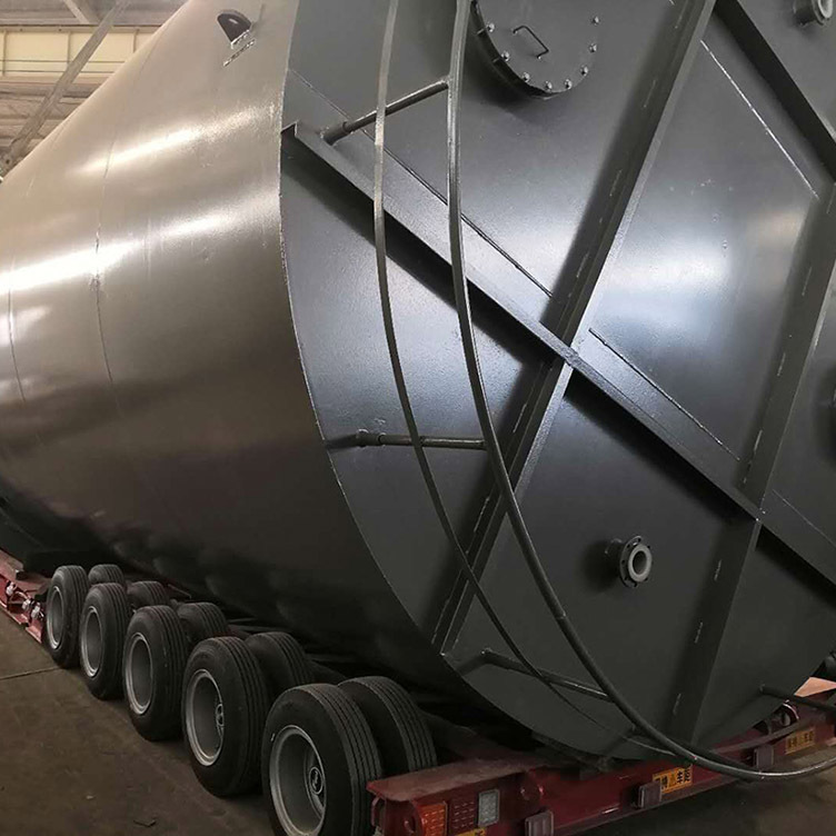 车载运输罐废水处理罐卧式碳钢钢衬塑储罐15吨外加剂储存罐厂家