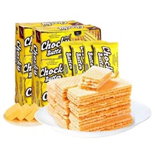 泰国Chocky比斯奇果屋巧客黄油味威化饼干夹心饼干零食360g*12包