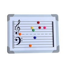 教学五线谱白板写字板音乐培训教具双面磁性家用儿童识谱可擦黑板