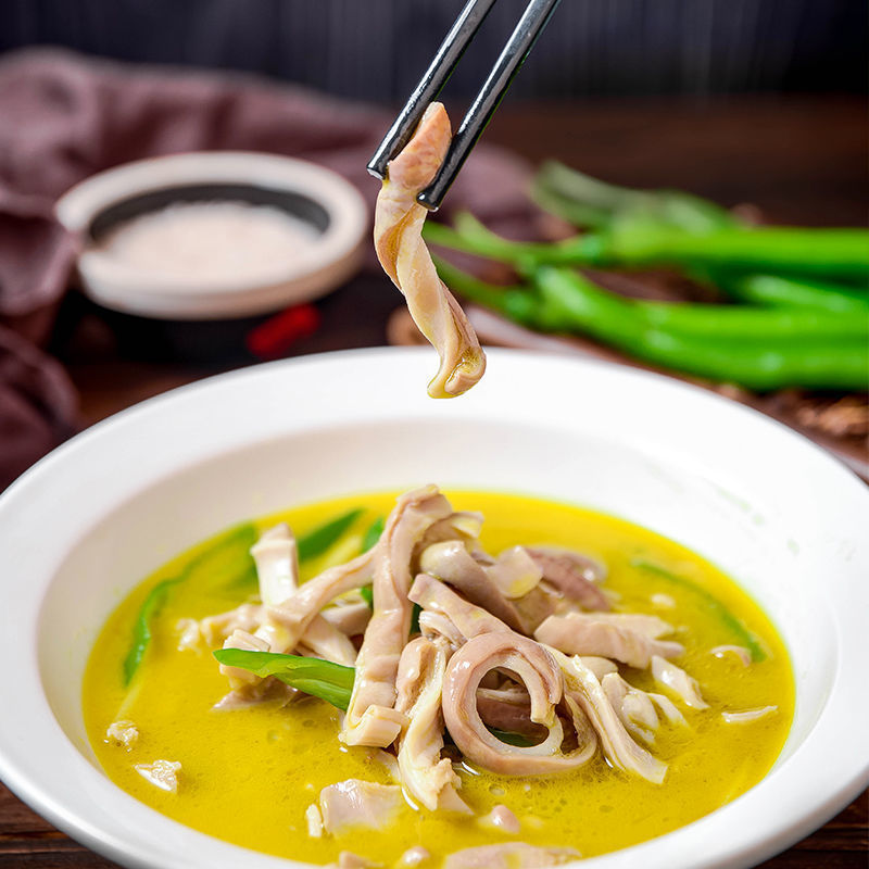 高汤猪肚g加热即食带汤酒店餐饮特色冷冻半成品熟湘菜食材批发