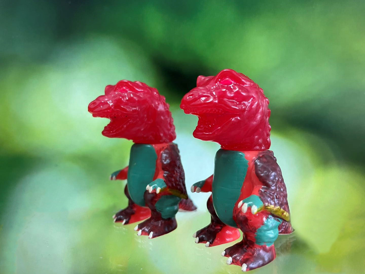 现货 定制新款日系sofubi 五彩暴力龙 玩偶 公仔 盲盒 潮玩 手办