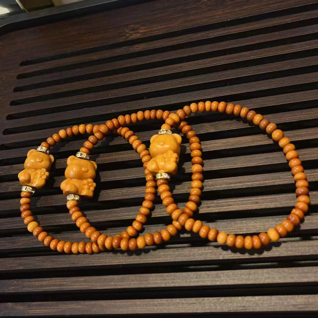 原创设计橄榄核搭配跑环单圈手链手串手饰时尚饰品配饰小红书同款