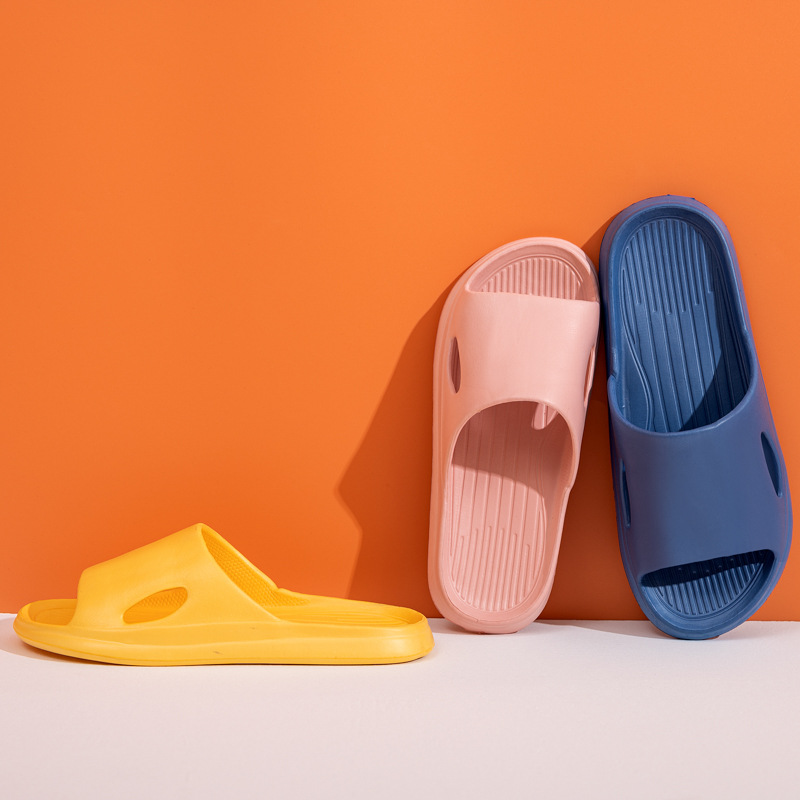 2022 New Home Slippers for Women Summer Non-Slip Shit Feeling Home Sandals Couple Bathroom Slippers Wholesale