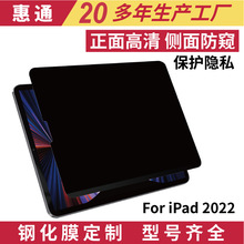 适用于iPad PRO 2022防窥膜 苹果 ipad 10平板防偷窥玻璃钢化膜