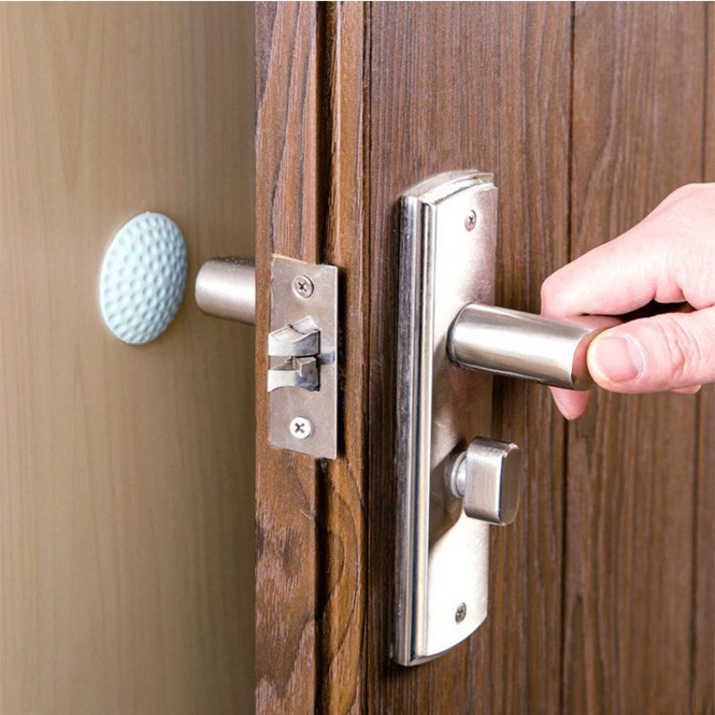 防撞贴门把手防撞垫硅胶门后免打孔消音垫防碰缓冲垫防磨损角垫