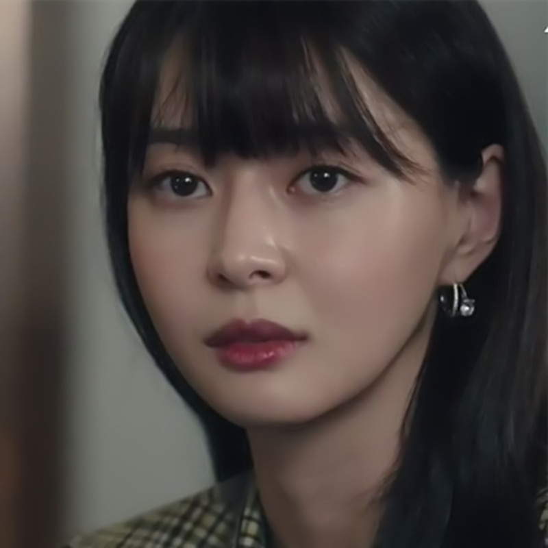 梨泰院class吴秀雅权娜拉同款耳环新款一款两戴不对称戒指银针饰