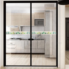 R9DC定 制玻璃门防撞条厨房家用公司办公室磨砂玻璃腰线贴简约广
