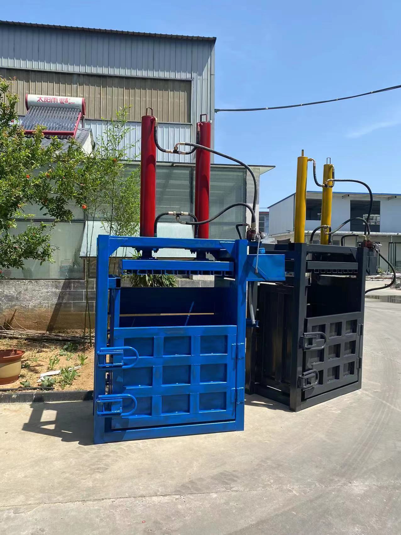 废纸小吨位打包机 立式液压纸壳塑料瓶易拉罐压缩机废纸箱压包机