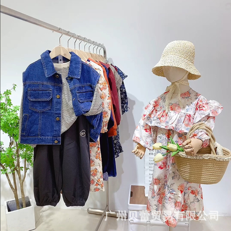蒙蒙摩米儿童春款外套尾货摆地摊品牌折扣童装批发工厂直播货源
