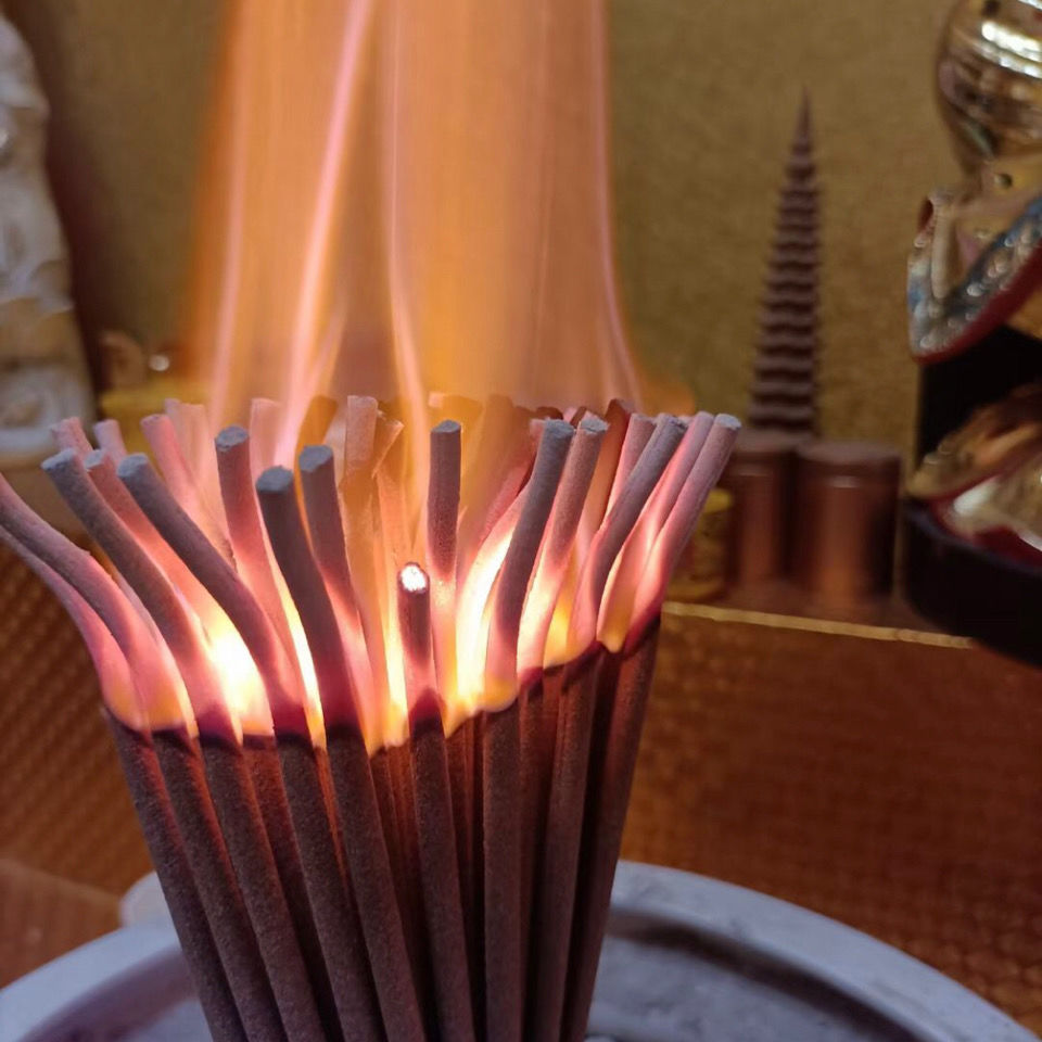 天然柏壳香松壳香整箱供香供奉贡香无烟供线香草香高香厂家直销