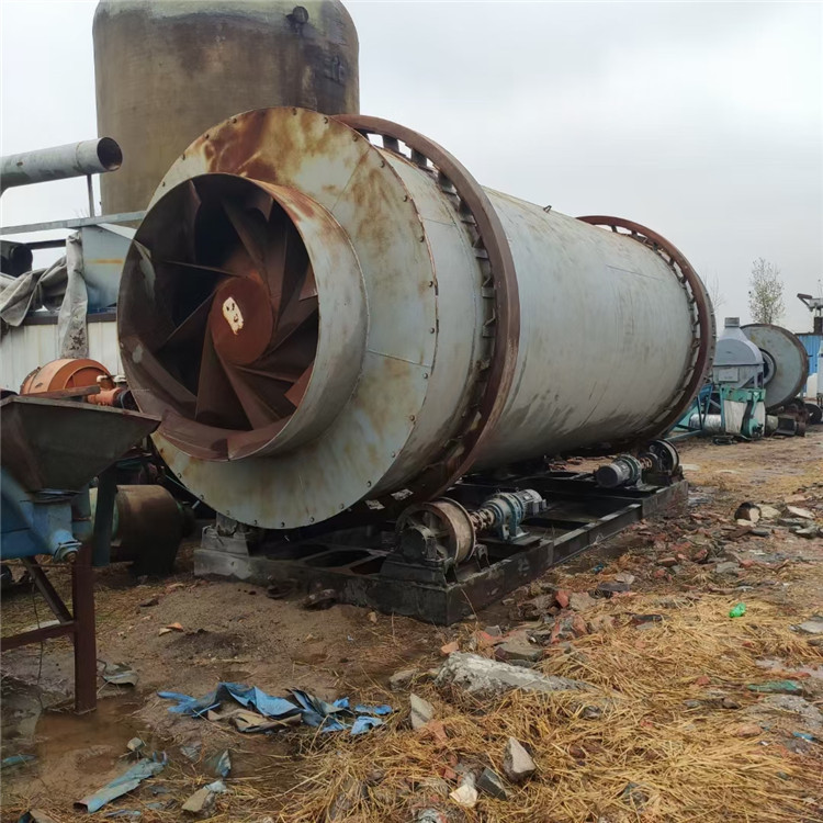 供应二手矿砂粉河沙三回程滚筒烘干机滚筒干燥机河沙滚筒烘干机