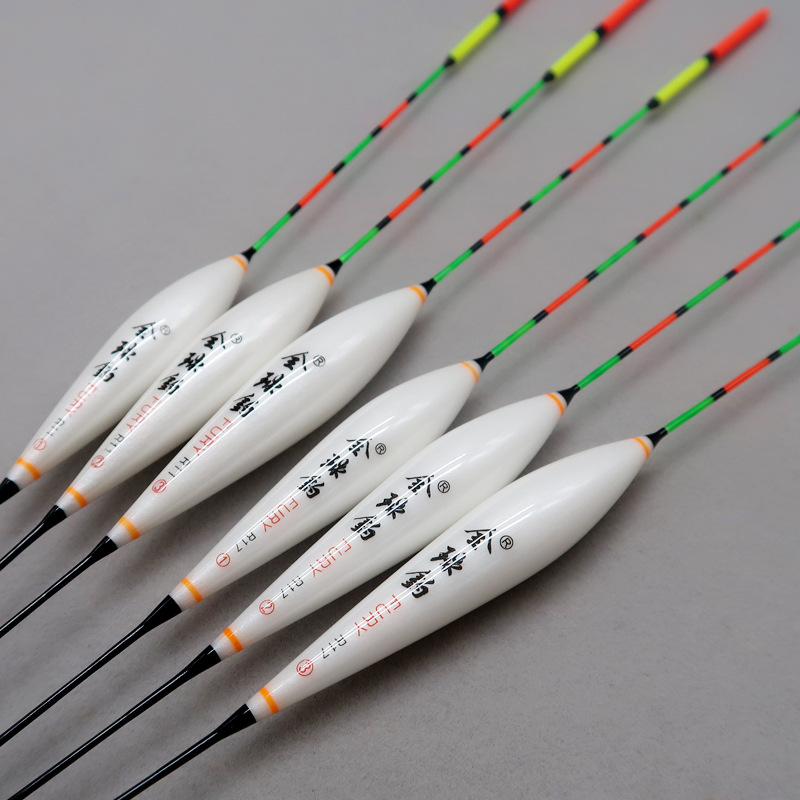 红绿尾纳米鱼漂野钓醒目浮标加粗尾近视短浮漂高灵敏鲫鱼漂鲤鱼漂