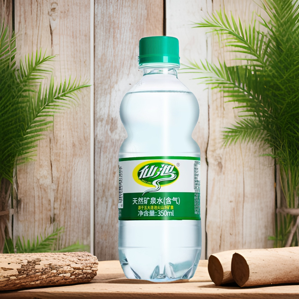 五大连池牌天然矿泉水350ml*24瓶含气泡冷泉原水包邮特产-阿里巴巴