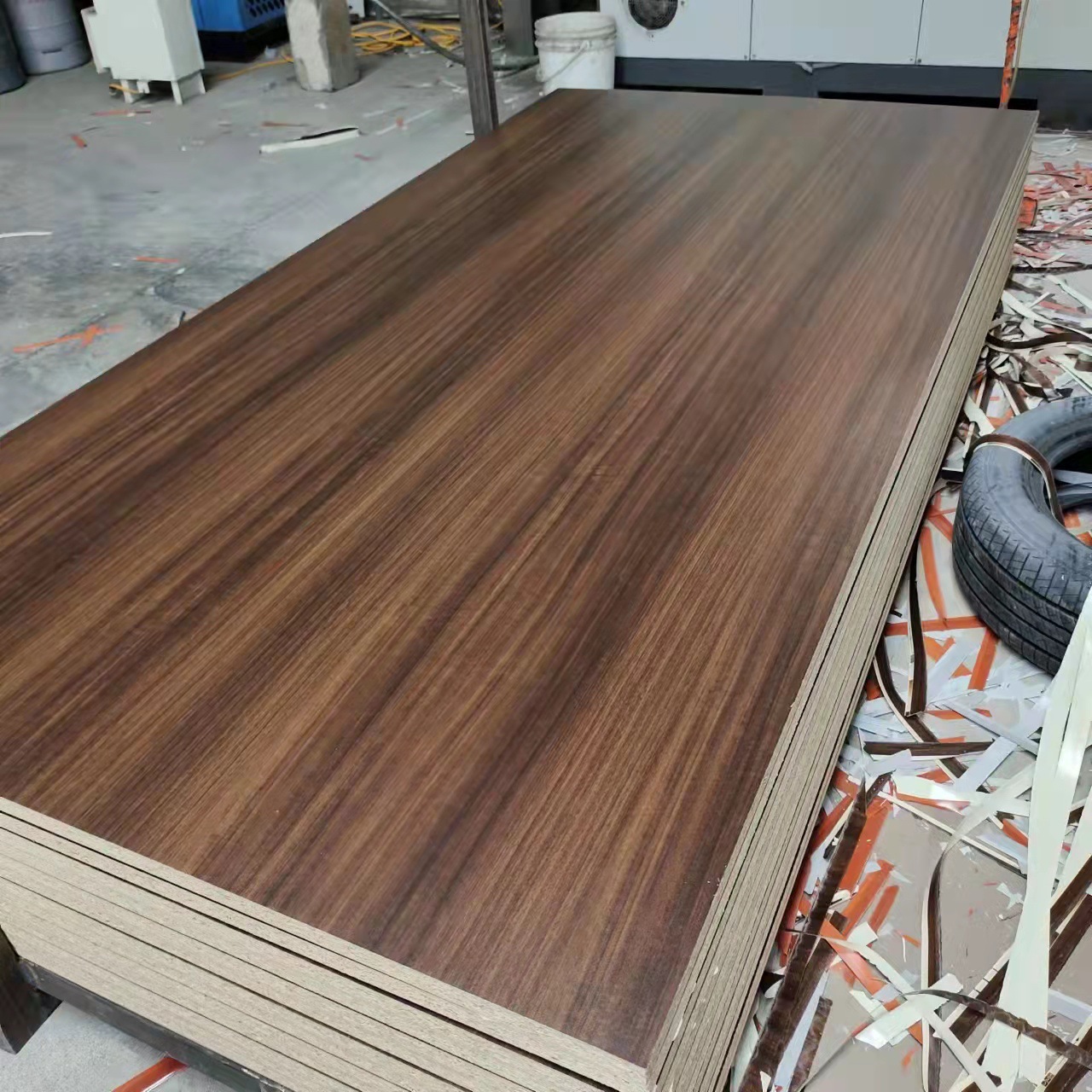 0成交0张相似厂家销售刨花板办公桌三聚氰胺贴面板家具橱板材可饰面