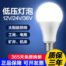 低压led灯泡12V24V36V伏防水机床冷库家用电瓶超亮强光交流直流灯