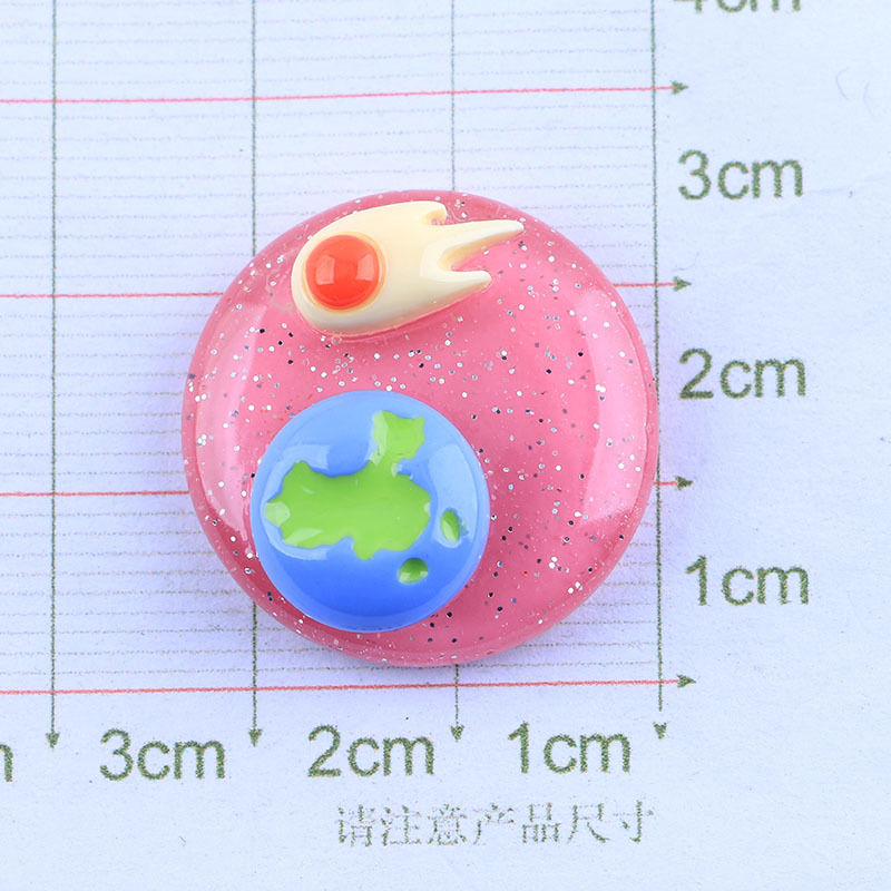 Dream Starry Sky Plate Series Cartoon Unique DIY Cute Phone Case Homemade Resin Accessories Wholesale Barrettes Decoration