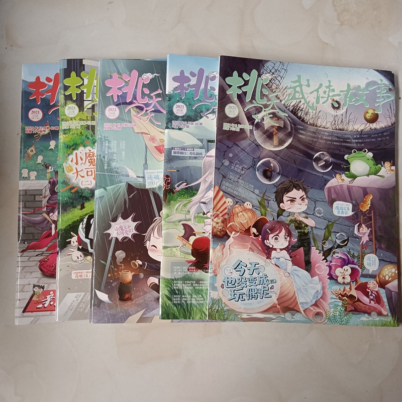 桃之夭夭杂志2021年2019多期混批青春古风小说青春校园书花火爱格