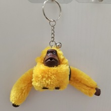 毛绒玩具长臂猴包包挂件斜挎包背包钥匙链挂件公仔钥匙扣挂饰批发