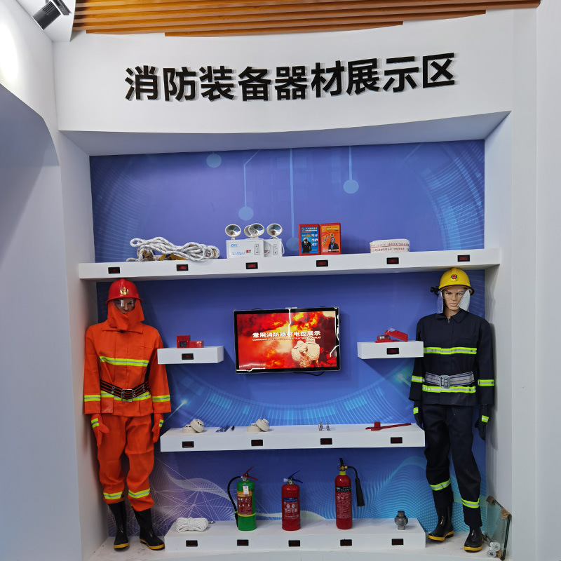 建筑消防展示系统微型消防站消防器材全套应急工具装备展示灭火箱
