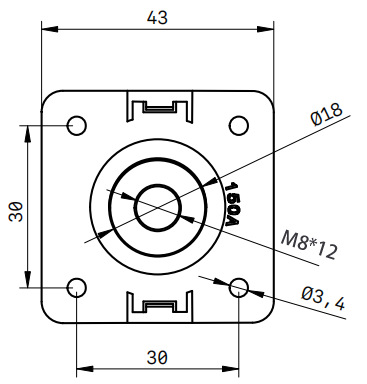 150a锂电池接线端子电池连接器电池航插电池接线柱-阿里巴巴