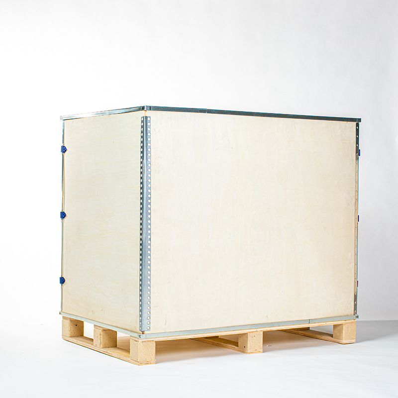 钢边木箱大小可定 酒类运输防摔免熏蒸木箱 可拆卸防潮包边木箱