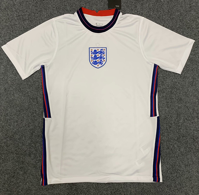 厂批2021国家队英格兰主客场成人单件足球服上衣泰版球衣