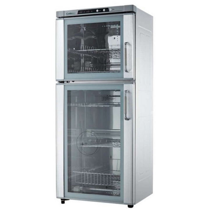 康宝消毒柜ztp168f-1双门立式碗碟柜上层臭氧下层远红外线高温柜