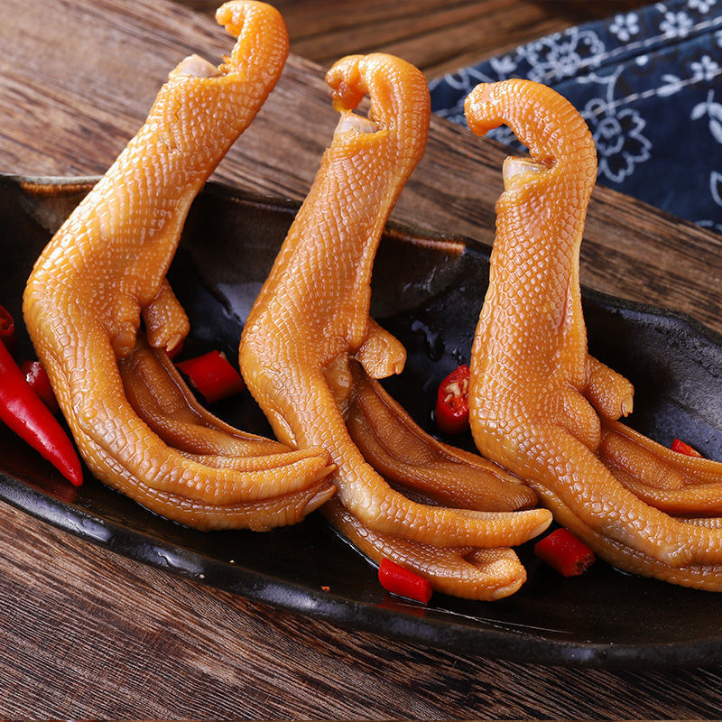 龙岩香脆鸭掌下洋福建闽西客家特产网红休闲盈亏报表铅房超感知觉