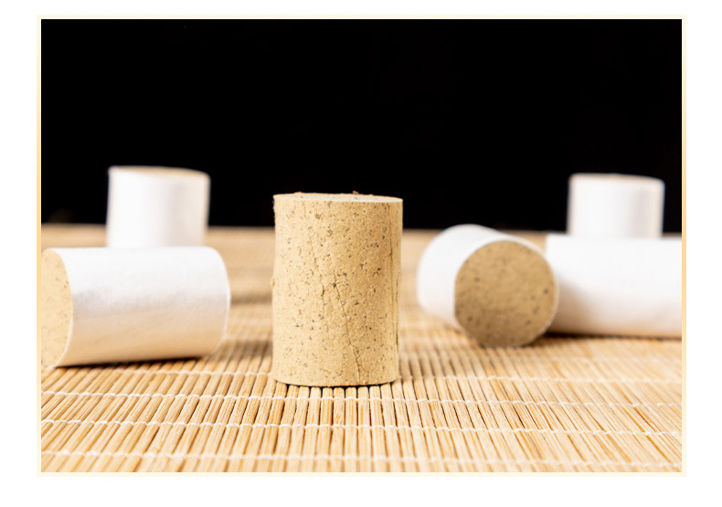 药益宝五年陈艾条艾柱54粒家用非无烟随身灸纯艾定做批发艾灸柱条